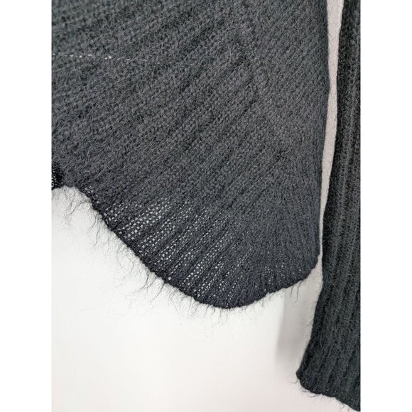 Free People Cardigan Women Size S Mohair Blend Cropped Textured Open Front Boho - Picture 5 of 9